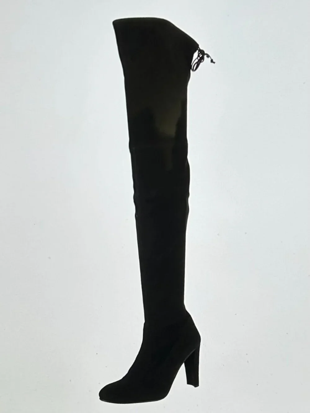Stuart Weitzman Suede Leather Trim Embellishment Boots Size 10.5